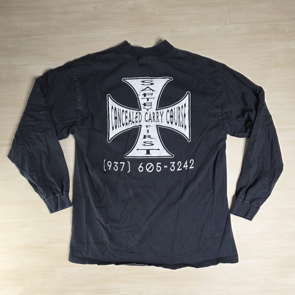 Saftey First Concealed Carry Course West Coast Choppers Logo Inspired Shirt - Picture 1 of 7